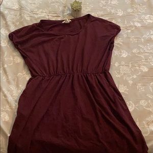 Women’s Large H&M Burgundy Dress With Pockets